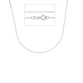 Collana Veneziana Oro Bianco 9kt