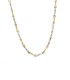 Collana Tubetti Oro Bicolore 9kt Alternata 1/1