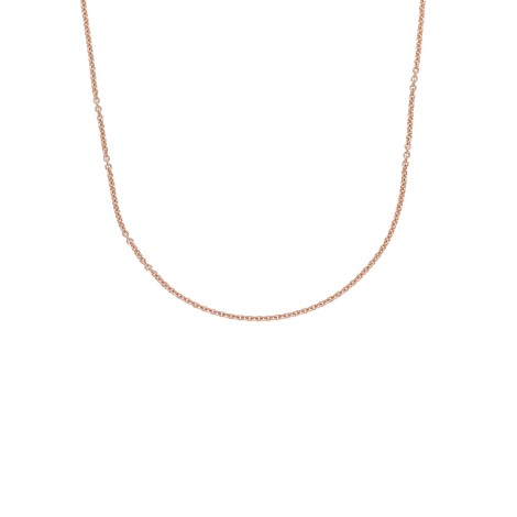 Collana Roll On Oro Rosa 9kt dettagli