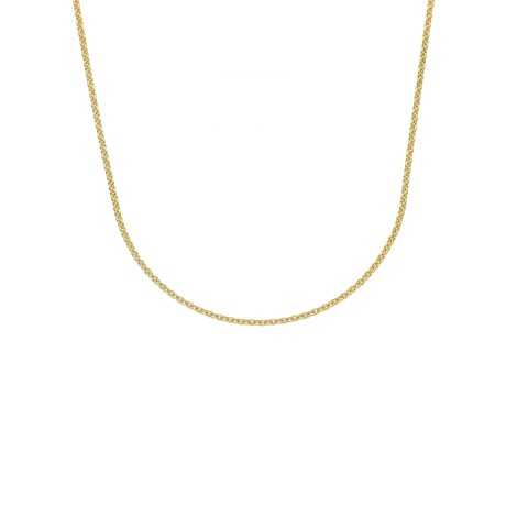 Collana Roll On Sottile Oro Giallo 9kt dettagli