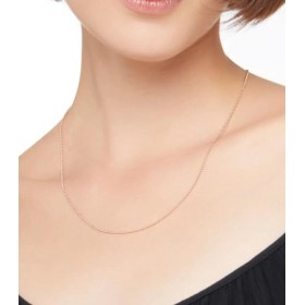 Collana Dodo Bollicine in Oro Rosa 9kt indossata