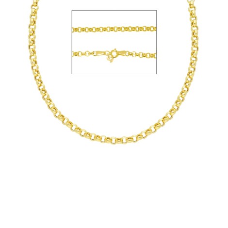 Collana Rolò Spessa Oro Giallo 9kt