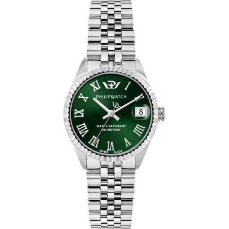 Orologio Tempo e Data Philp Watch Caribe R8253597658 Verde