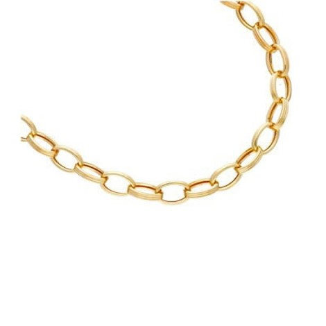 Collana Catena Larga in Oro Giallo 9kt