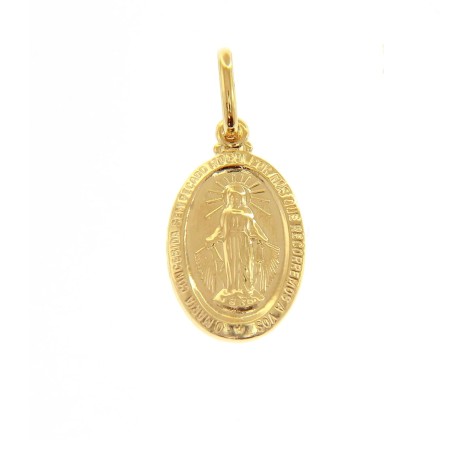 Ciondolo Madonnina Oro Giallo 9kt