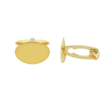 Gemelli Ovali Oro Giallo 18kt