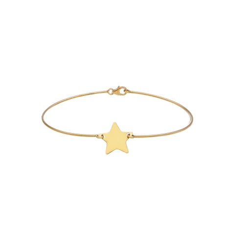 Bracciale Rigido Stella Oro Giallo 18kt