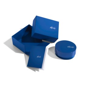 Anello Re Carlo Camelia Diamanti 0,14 ct Zaffiro 0,40 ct F VS R77CC001/ZB