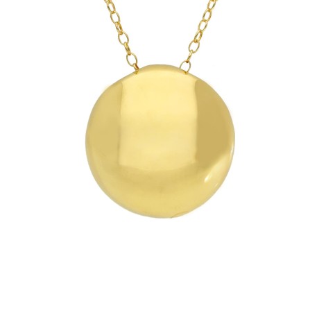 Collana Tondo Oro Giallo 18kt Maxi