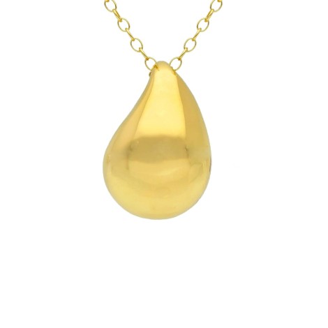 Collana Goccia Oro Giallo 18kt Maxi