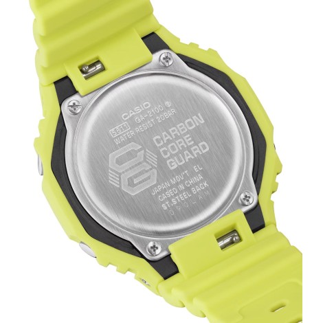 Orologio Casio G-Shock Classic GA-2100-9A9ER Lime