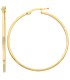 Orecchini Cerchio Oro Giallo 18kt Quadrati