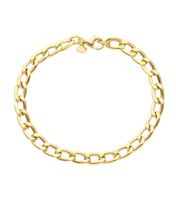 Bracciali Bracciale Tennis Multifilo in Oro 18 Carati Lunghezza: 19 cm