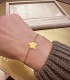 Bracciale Rigido Stella Oro Giallo 18kt dettagli