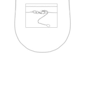 Collana Rolò Oro Bianco 18kt Filo 0,25