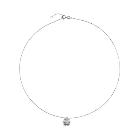 Collana Le Bebé I Tesorini LBB951 Oro Bianco e Diamanti