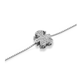 Bracciale Le Bebé I Tesorini LBB953 Oro Bianco e Diamanti