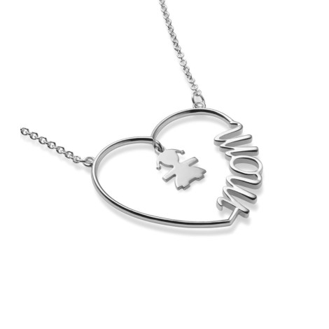 Collana Le Bebé Cuore Di Mamma LBBCDM24/F Argento