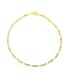 Bracciale Figaro Filo 0,60 Oro Giallo 9kt