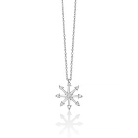 Collana Miluna Oro Bianco 9kt e Diamanti CLD4666X