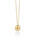 Collana Quadrifoglio Miluna Oro Giallo 9kt e Diamanti CLD4685X