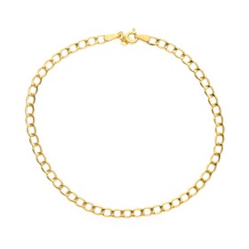 Bracciale Groumette Oro Giallo 9Kt Piatto