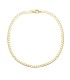 Bracciale Groumetta Oro Giallo 9Kt Piatto