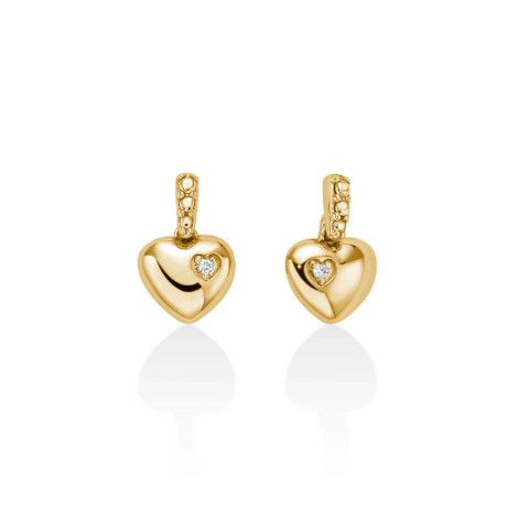 Orecchini Miluna Oro Giallo 9kt e Diamanti ERD2804X