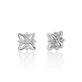 Orecchini Miluna Oro Bianco 9kt e Diamanti ERD2805X