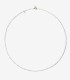 Collana Dodo Mini Granelli Argento
