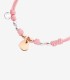 Bracciale Dodo Charm Mini Cuore Cordino Rosa