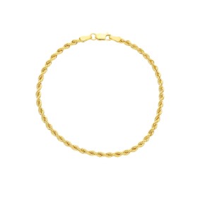 Bracciale Torchon Filo 0,50 Oro Giallo 9kt