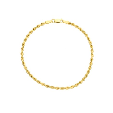 Bracciale Torchon Filo 0,50 Oro Giallo 9kt