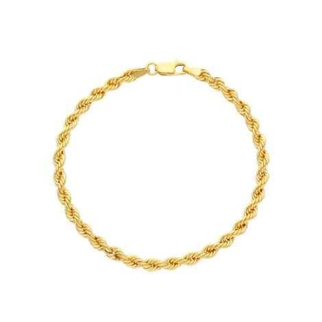 Bracciale Torchon Filo 0,70 Oro Giallo 9kt