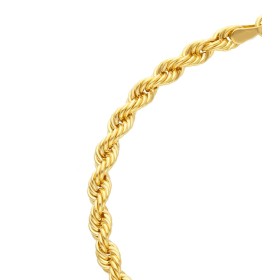 Bracciale Torchon Filo 0,70 Oro Giallo 9kt dettagli