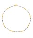 Bracciale Tubetti Oro Bicolore 9kt Alternata 2/2