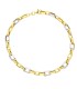 Bracciale Forzatina Oro Bicolore 9kt