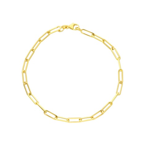 Bracciale Paper Clip Oro Giallo 9kt