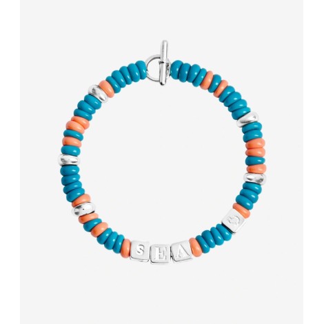 Bracciale Rondelle Dodo Tenaka Argento 925 Plastica Riciclata