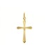 Ciondolo Croce Fantasia Oro Giallo 9Kt