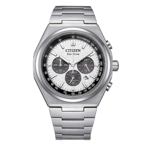 Orologio Citizen Crono Super Titanio 4610 CA4610-85A Bianco