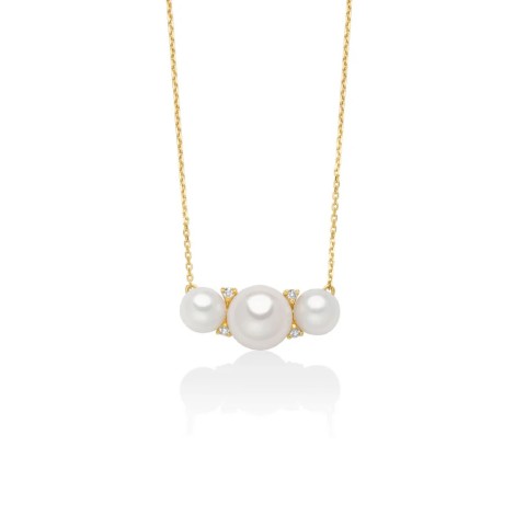 Collana Miluna Oro e Perla PCL6518X