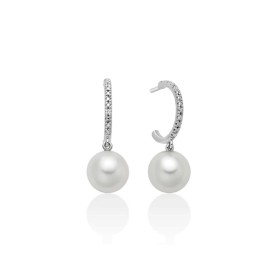 Orecchini Miluna Oro Bianco 9kt e Perle PER2726X