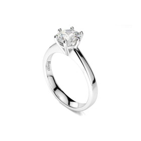 Anello Solitario Oro 18Kt Diamante Certificato IGI