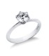 Anello Solitario Oro 18Kt Diamante Certificato GIA