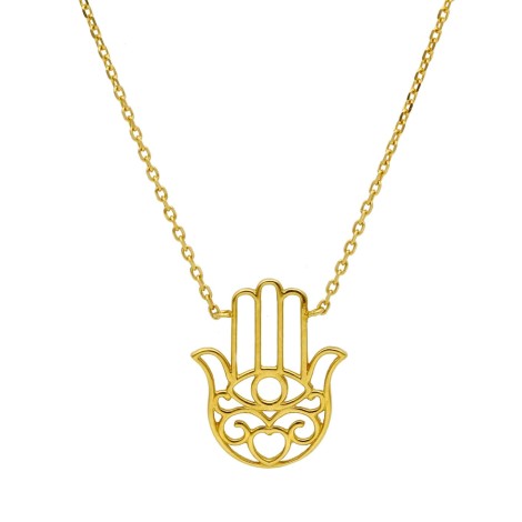 Collana Mano di Fatima Oro Giallo 18kt