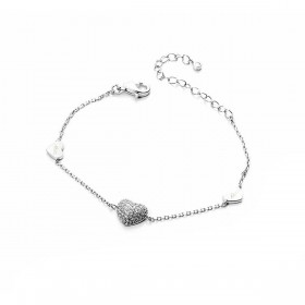 Bracciale Donna Paciotti Silver Heart 4UBR3000W