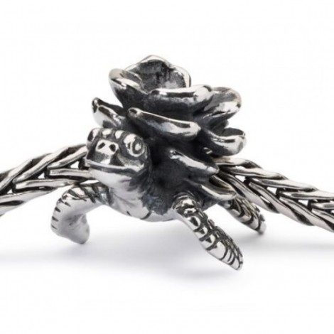 Charm Donna Trollbeads Turtle Flower TAGBE-40115