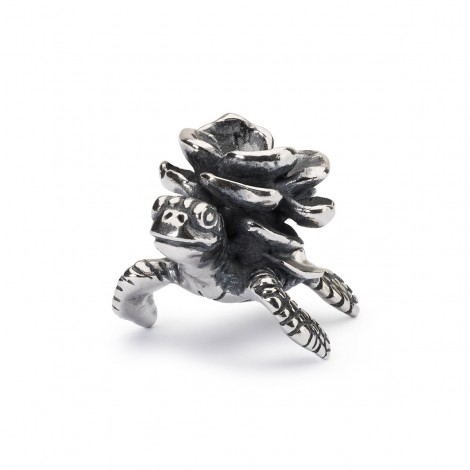 Charm Donna Trollbeads Turtle Flower TAGBE-40115