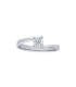 Anello Solitario Contrariè Oro 18Kt Diamante Certificato
